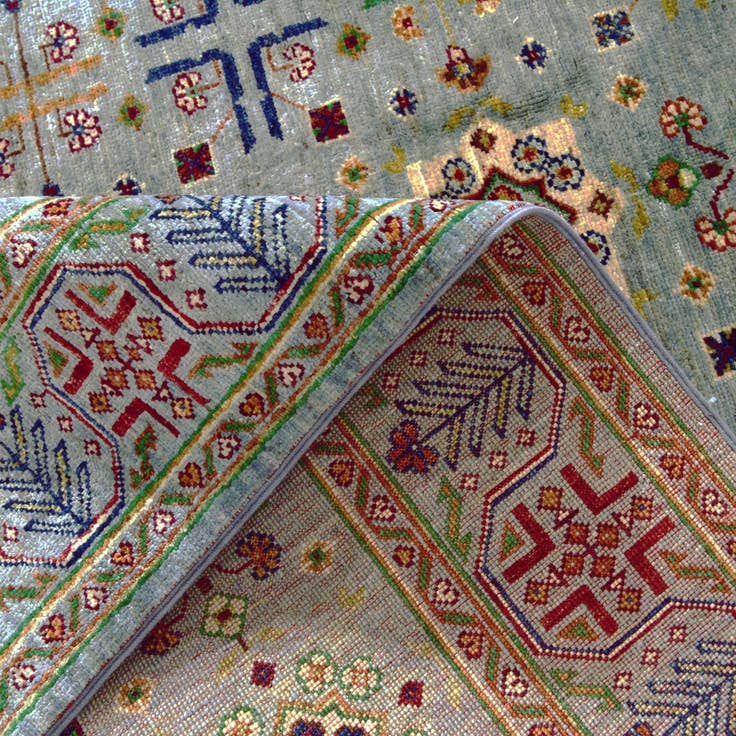 Detail image of 5' 1 x 6' 7 Hand Knotted Ariana Ziegler Rug