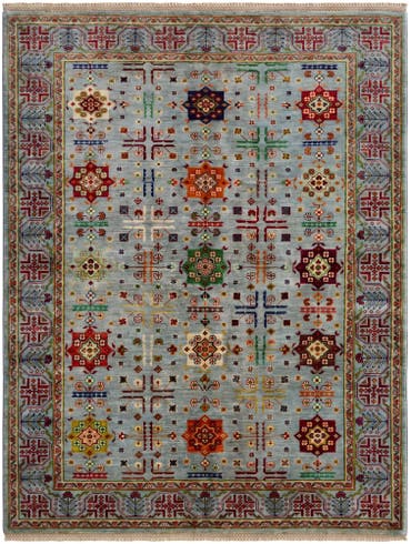  5' 1 x 6' 7  Hand Knotted Ariana Ziegler Rug