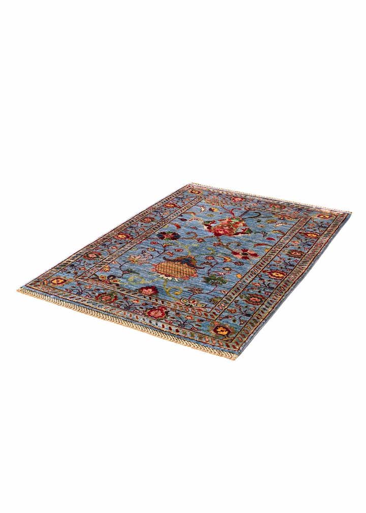 2' 9 x 4' Hand Knotted Ariana Ziegler Rug