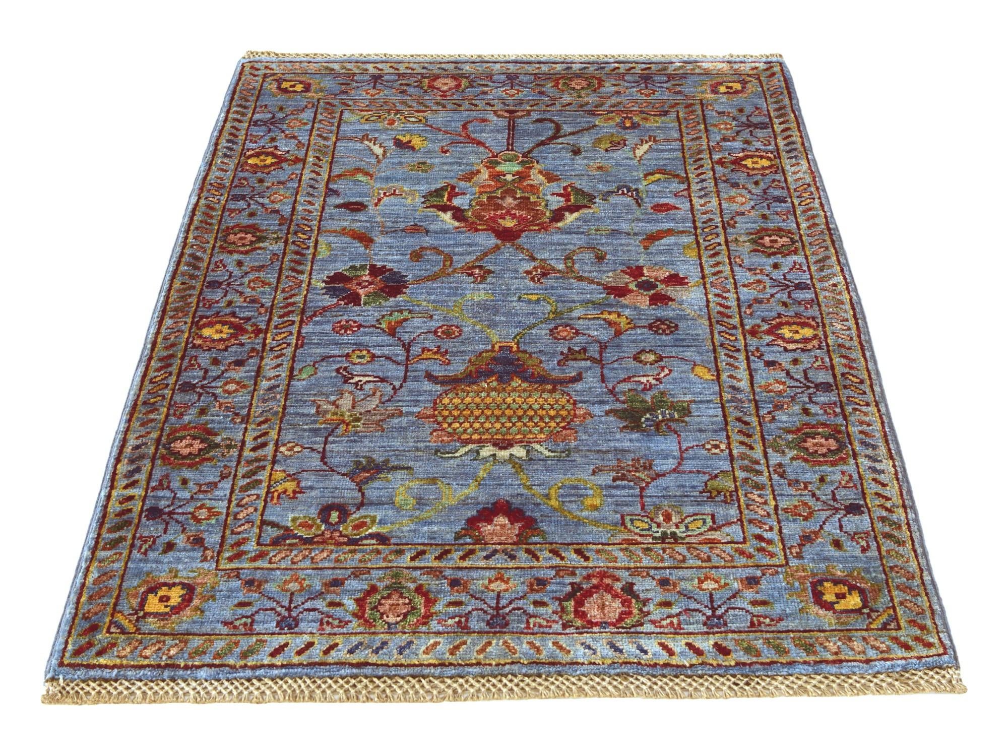 2' 9 x 4' Hand Knotted Ariana Ziegler Rug