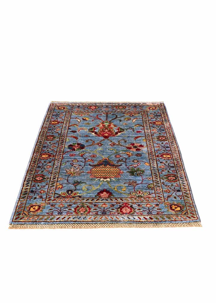 2' 9 x 4' Hand Knotted Ariana Ziegler Rug