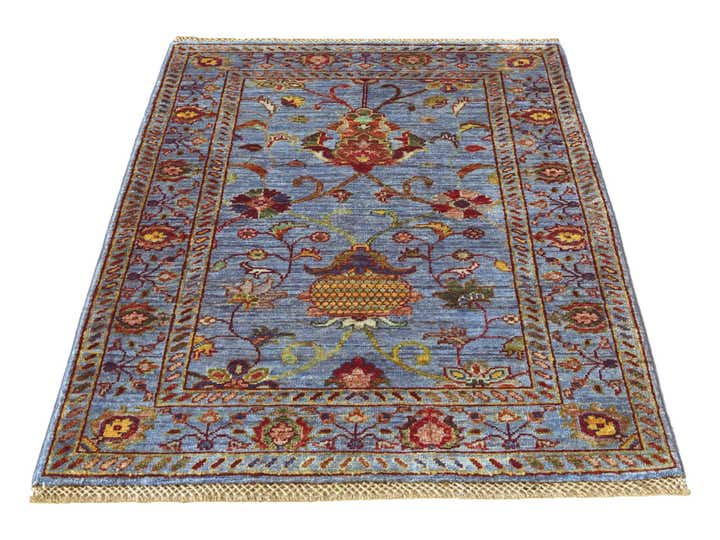 2' 9 x 4' Hand Knotted Ariana Ziegler Rug