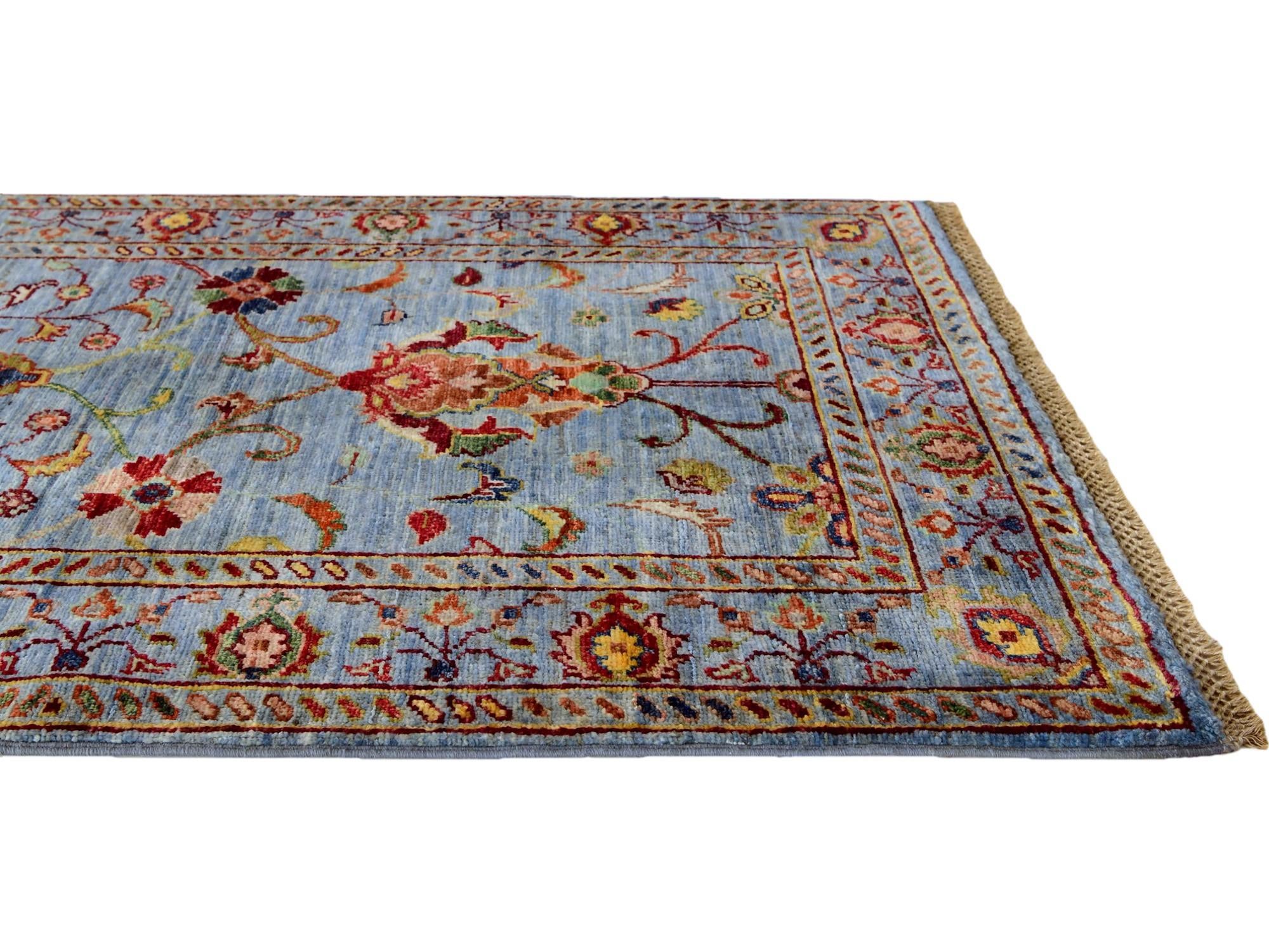 2' 9 x 4' Hand Knotted Ariana Ziegler Rug