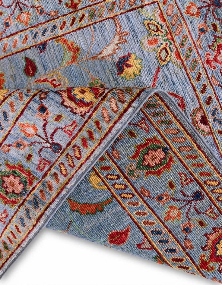 Detail image of 2' 9 x 4' Hand Knotted Ariana Ziegler Rug