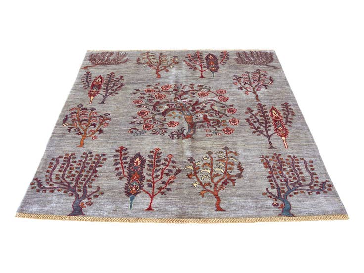 Detail image of 4' 11 x 6' 9 Hand Knotted Ariana Ziegler Rug