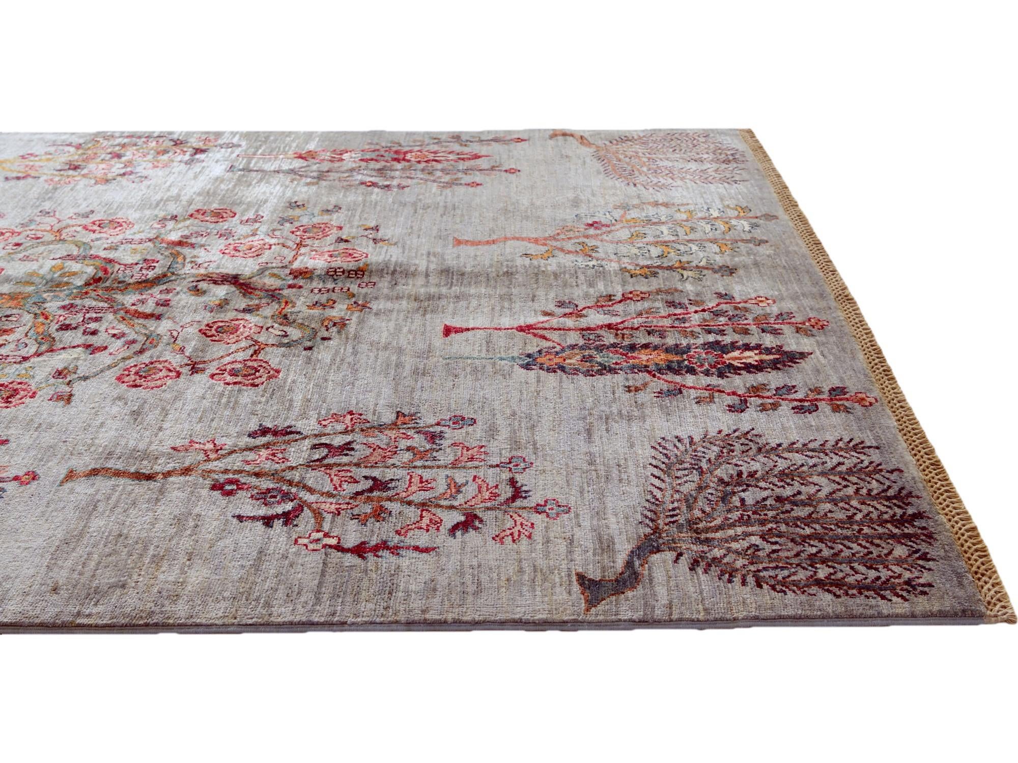 4' 11 x 6' 9 Hand Knotted Ariana Ziegler Rug