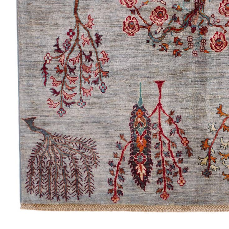 Detail image of 4' 11 x 6' 9 Hand Knotted Ariana Ziegler Rug
