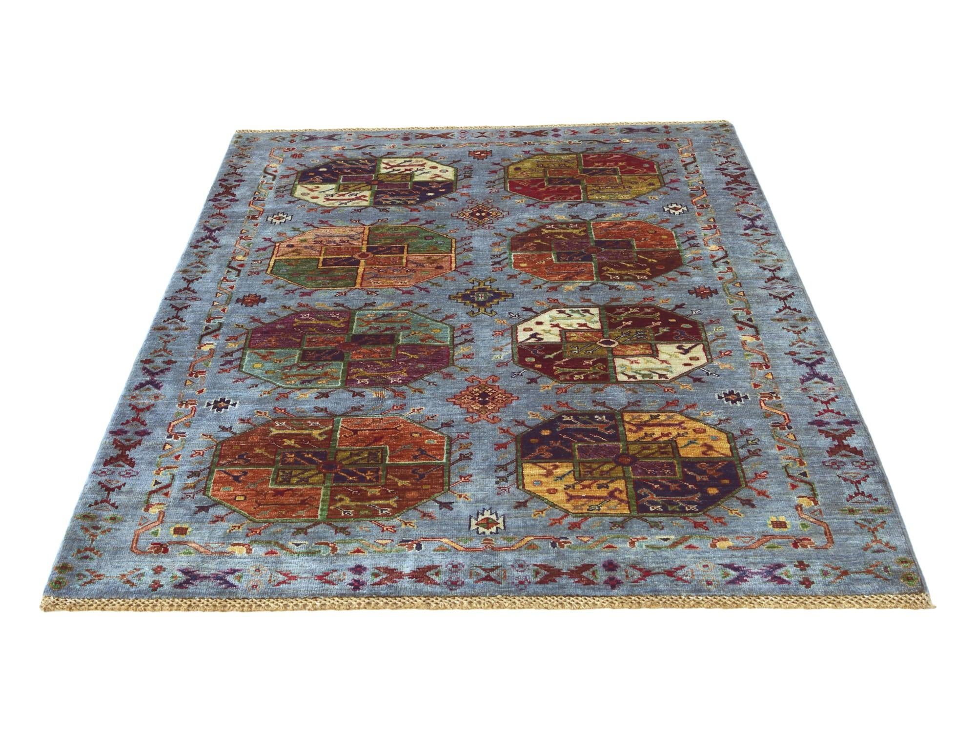 4' 2 x 6' Hand Knotted Ariana Ziegler Rug