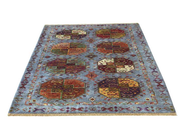 4' 2 x 6' Hand Knotted Ariana Ziegler Rug