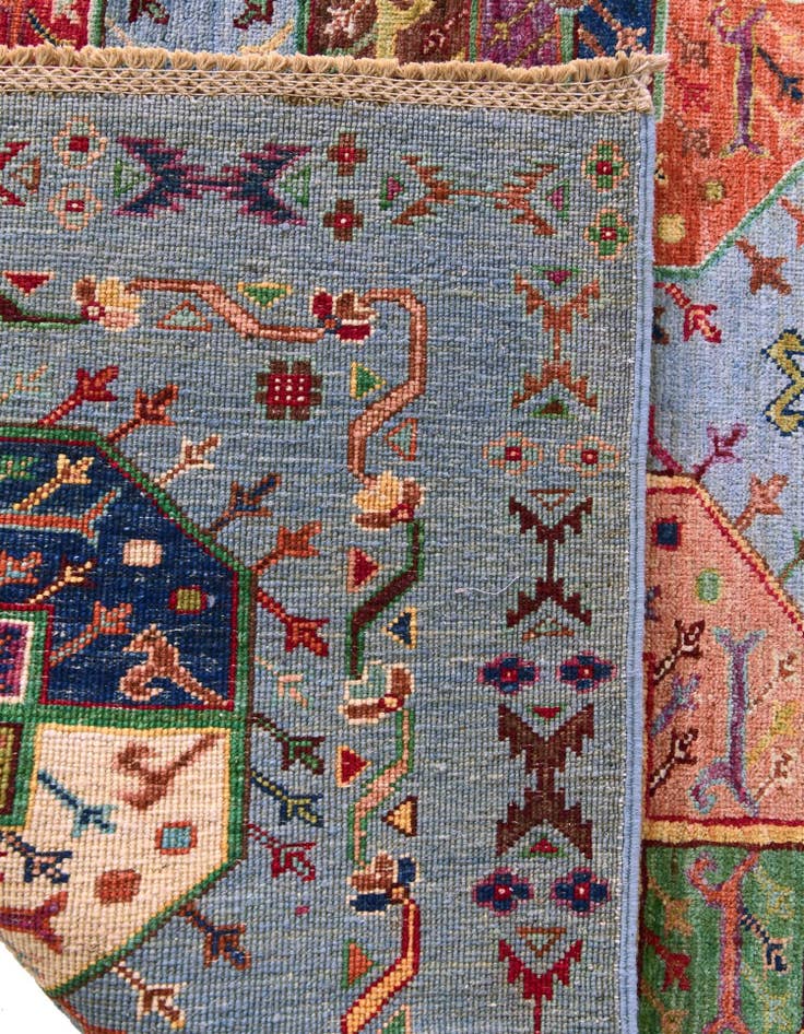 Detail image of 4' 2 x 6' Hand Knotted Ariana Ziegler Rug