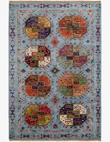 4' 2 x 6' Hand Knotted Ariana Ziegler Rug
