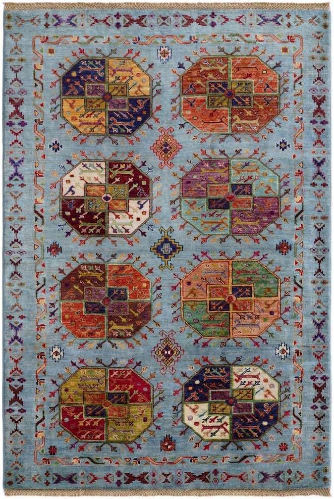 4' 2 x 6' Hand Knotted Ariana Ziegler Rug