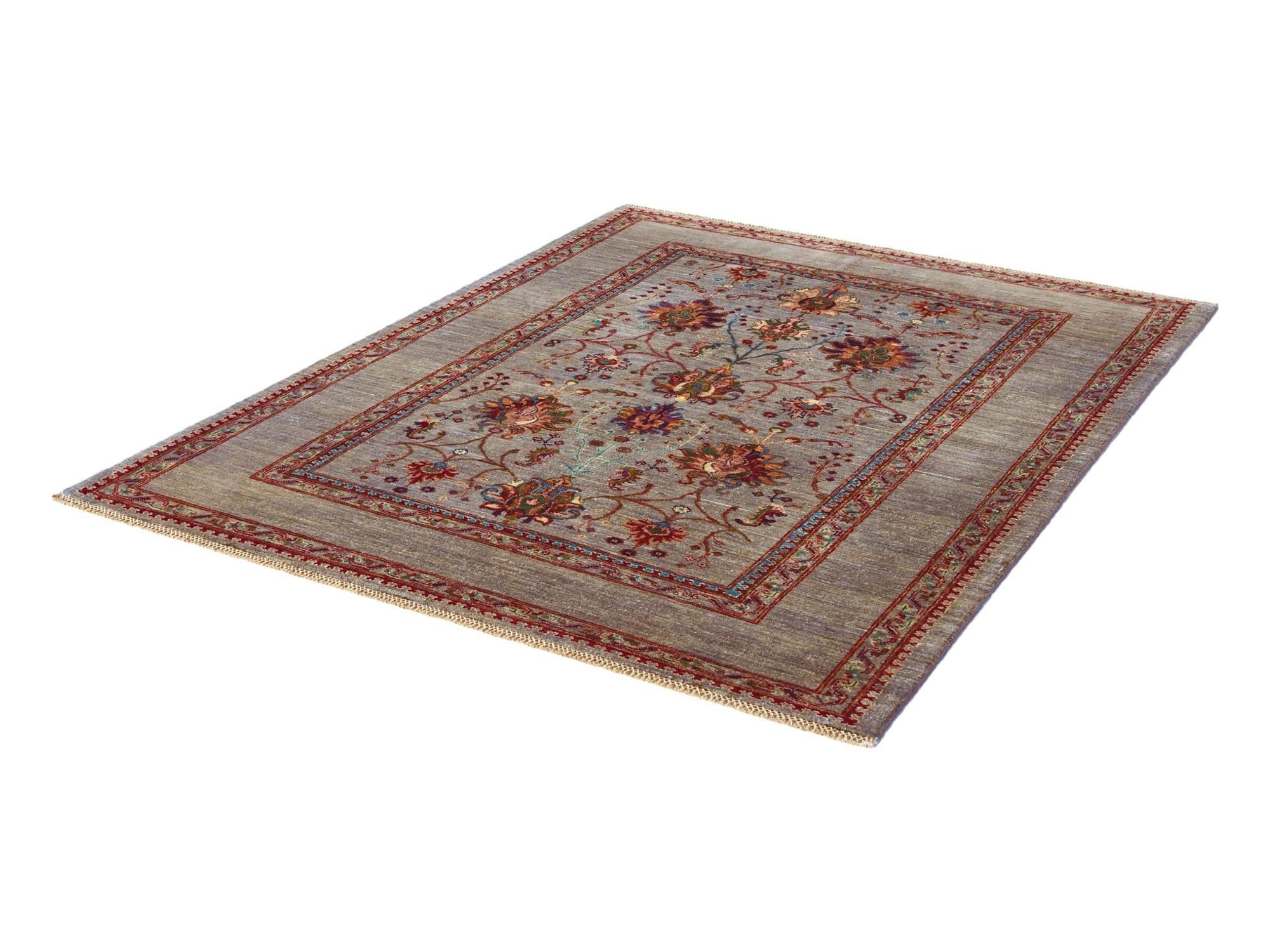 5' 2 x 6' 10 Hand Knotted Ariana Ziegler Rug