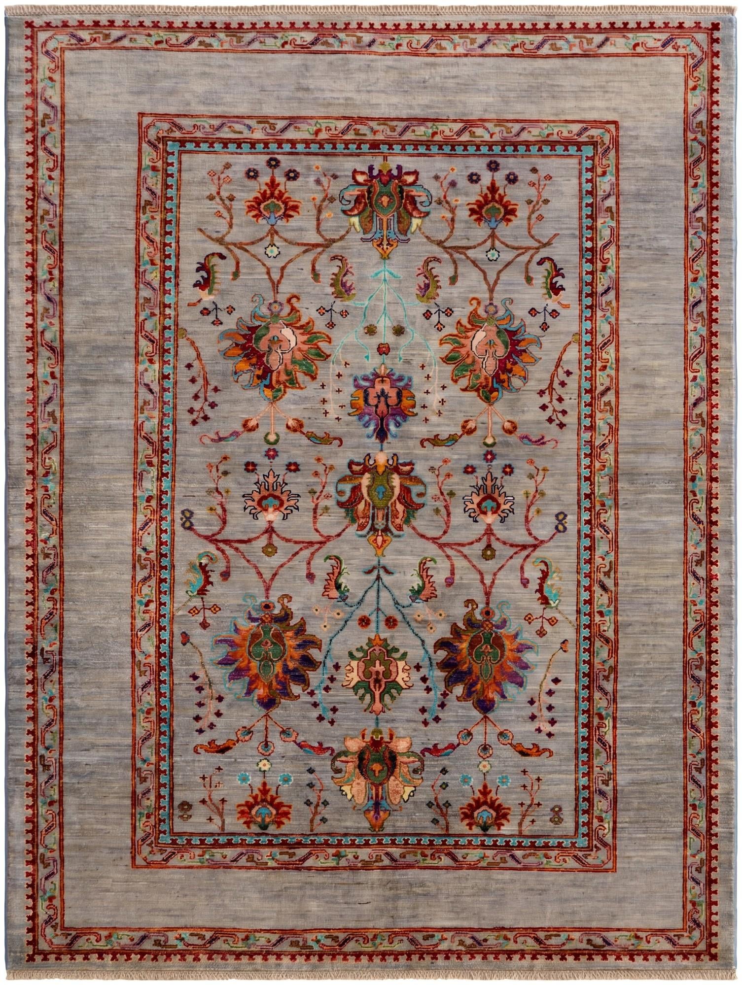 5' 2 x 6' 10 Hand Knotted Ariana Ziegler Rug