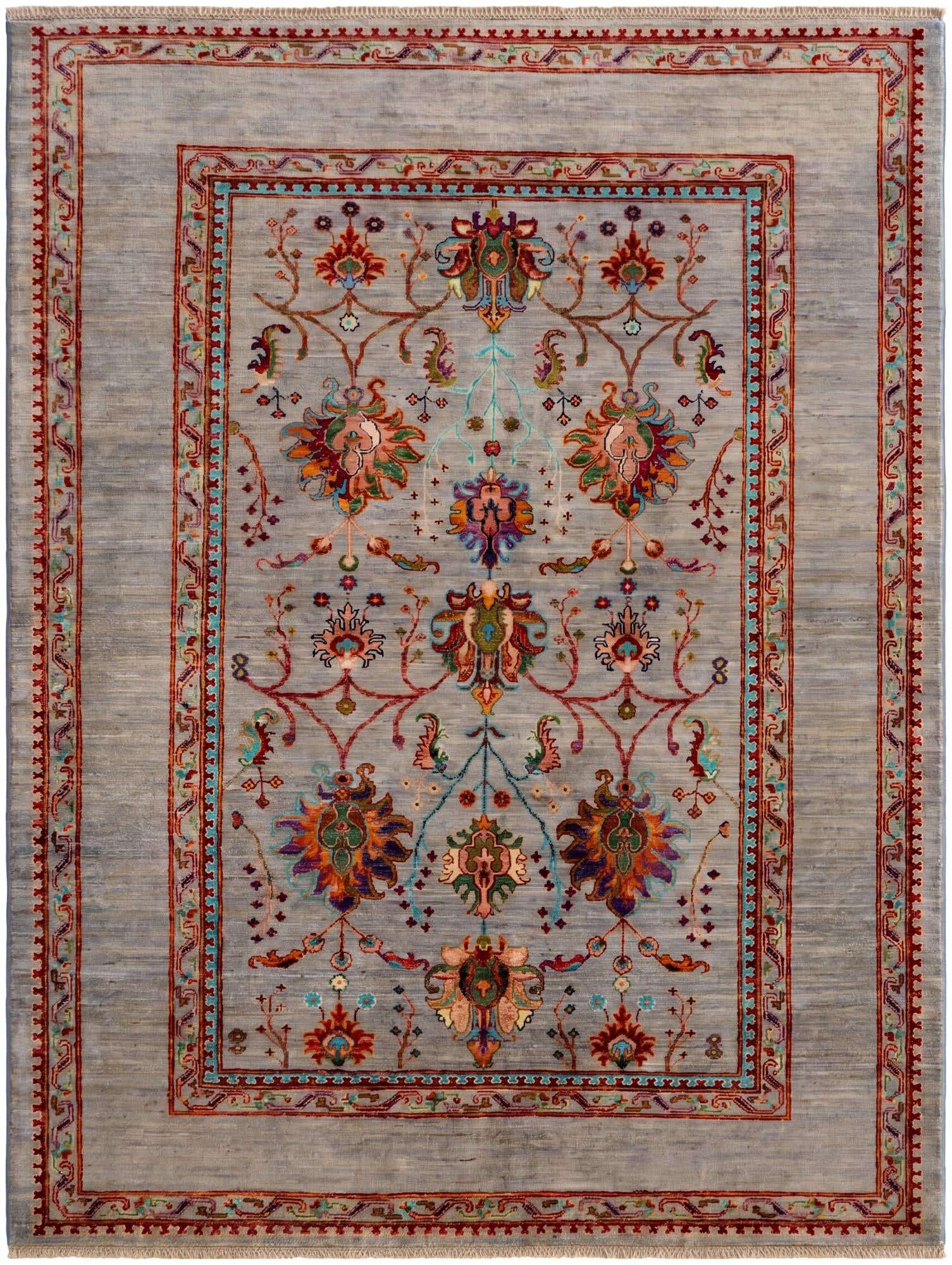 5' 2 x 6' 10 Hand Knotted Ariana Ziegler Rug