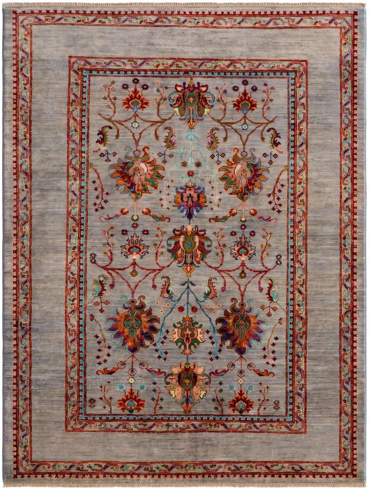 5' 2 x 6' 10 Hand Knotted Ariana Ziegler Rug
