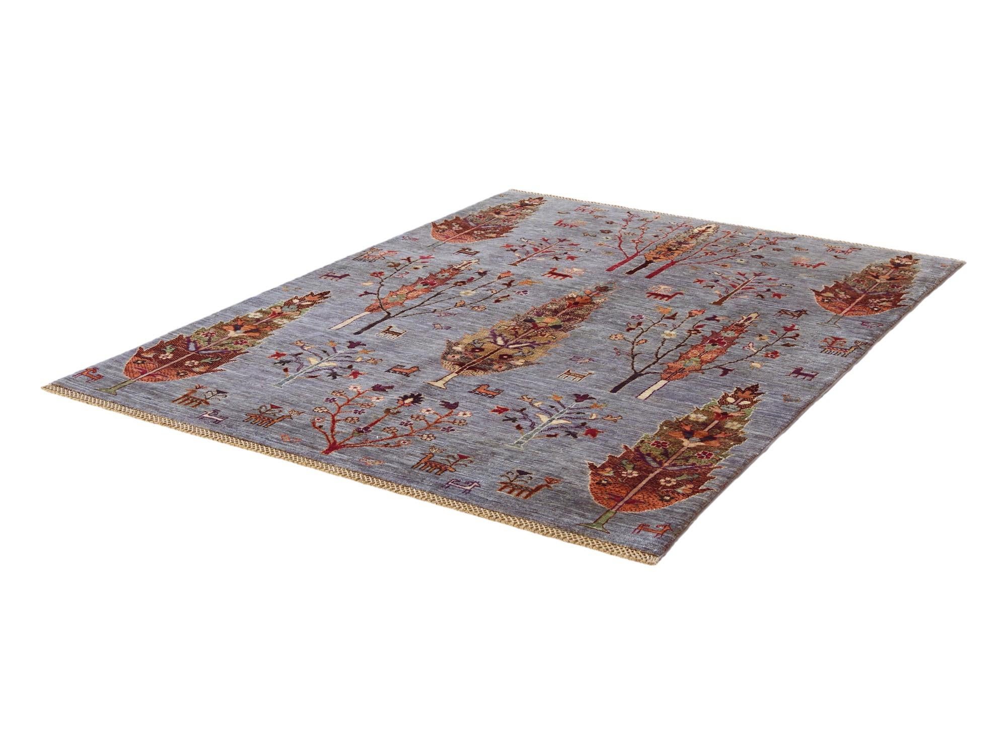 5' 3 x 7' Hand Knotted Ariana Ziegler Rug