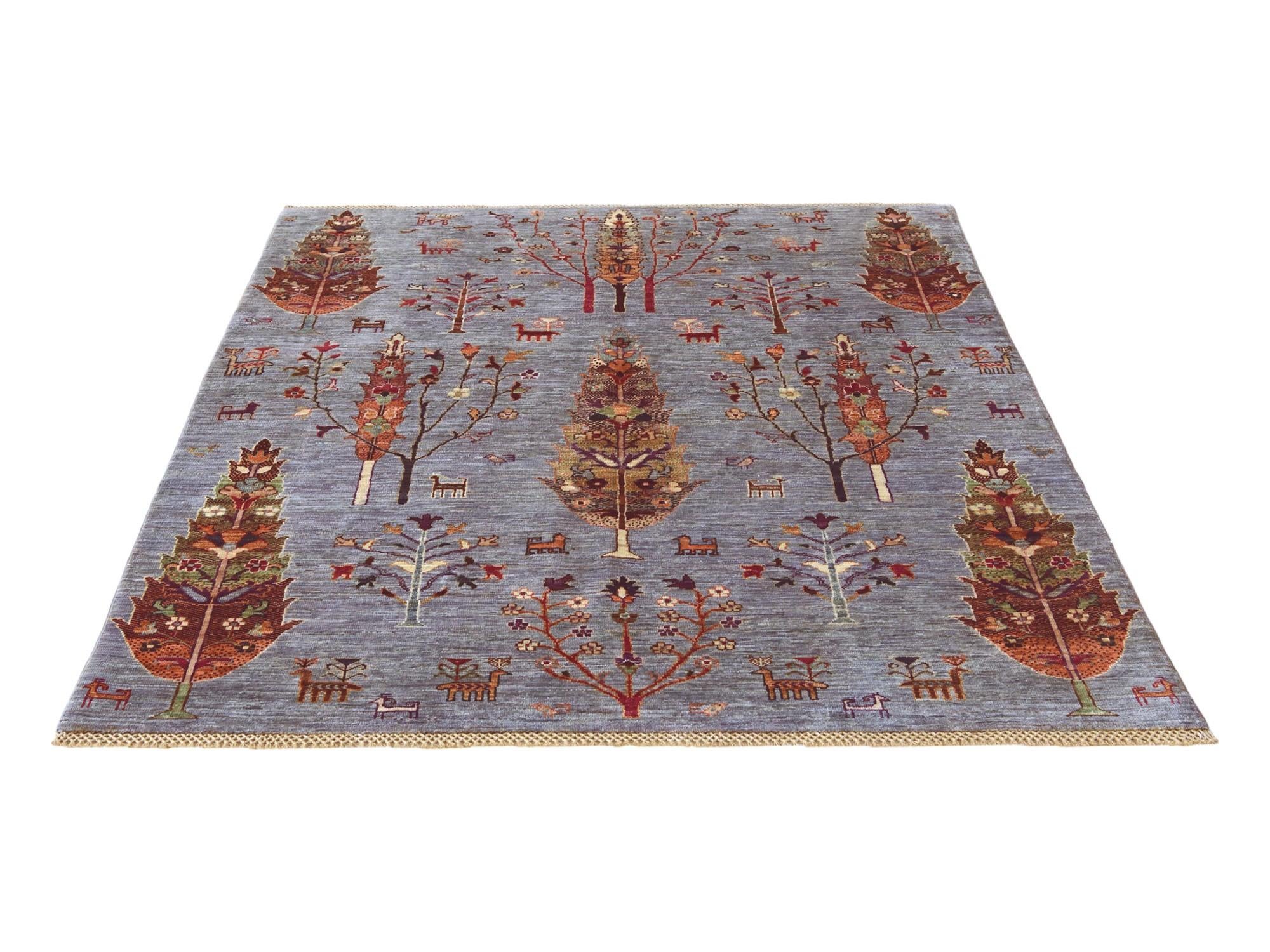 5' 3 x 7' Hand Knotted Ariana Ziegler Rug