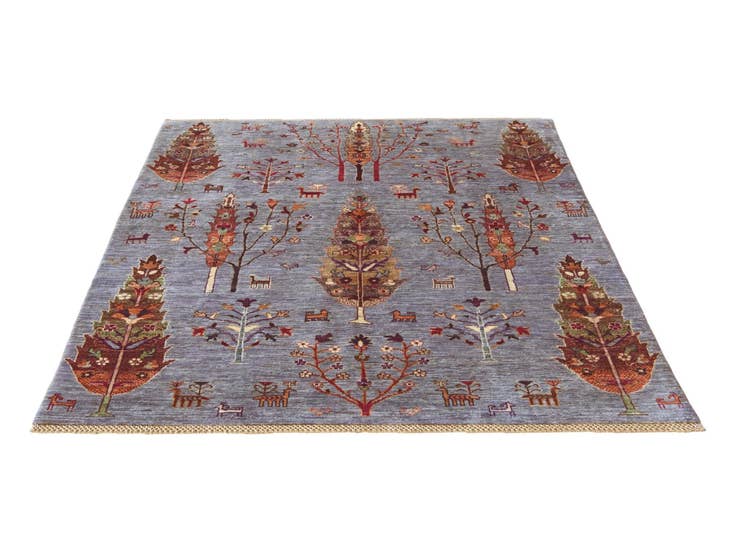 Detail image of 5' 3 x 7' Hand Knotted Ariana Ziegler Rug