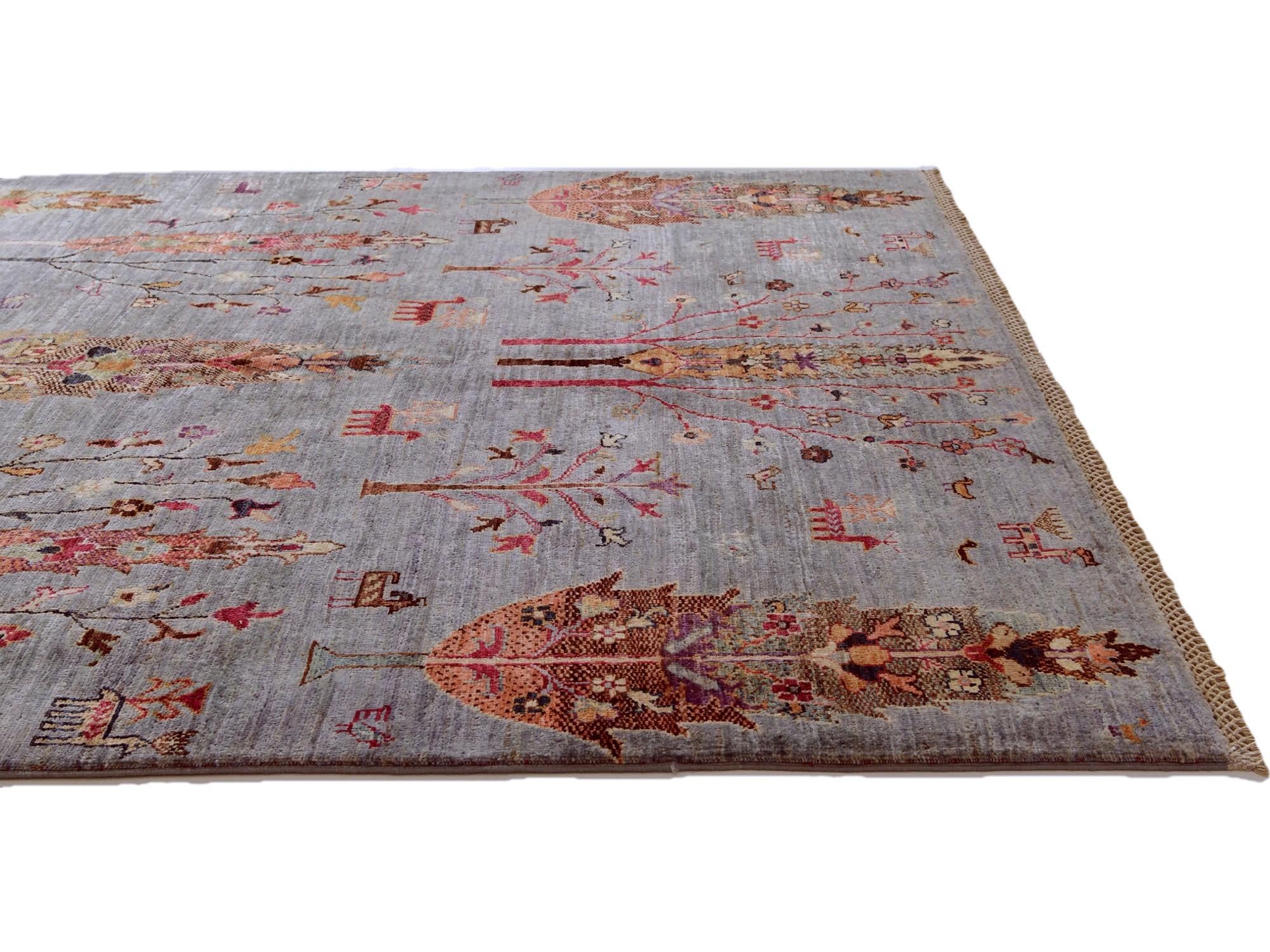 5' 3 x 7' Hand Knotted Ariana Ziegler Rug