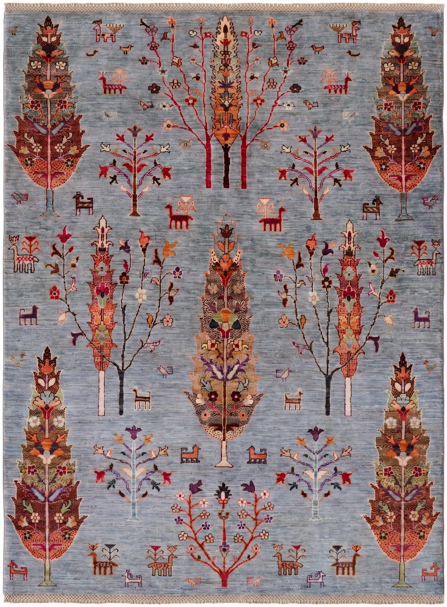 5' 3 x 7' Hand Knotted Ariana Ziegler Rug