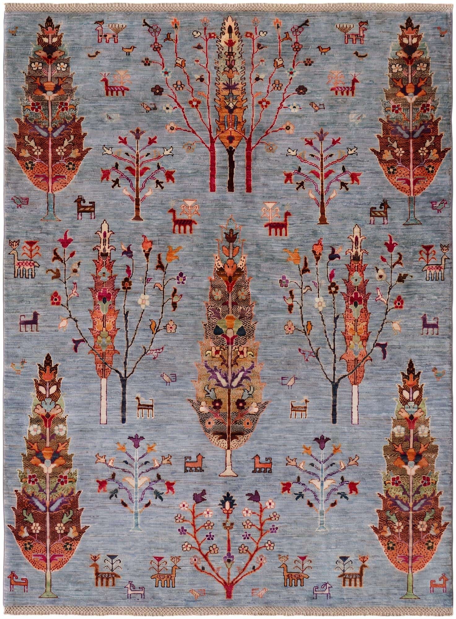 5' 3 x 7' Hand Knotted Ariana Ziegler Rug