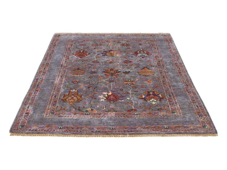 Detail image of 5' 1 x 6' 11 Hand Knotted Ariana Ziegler Rug
