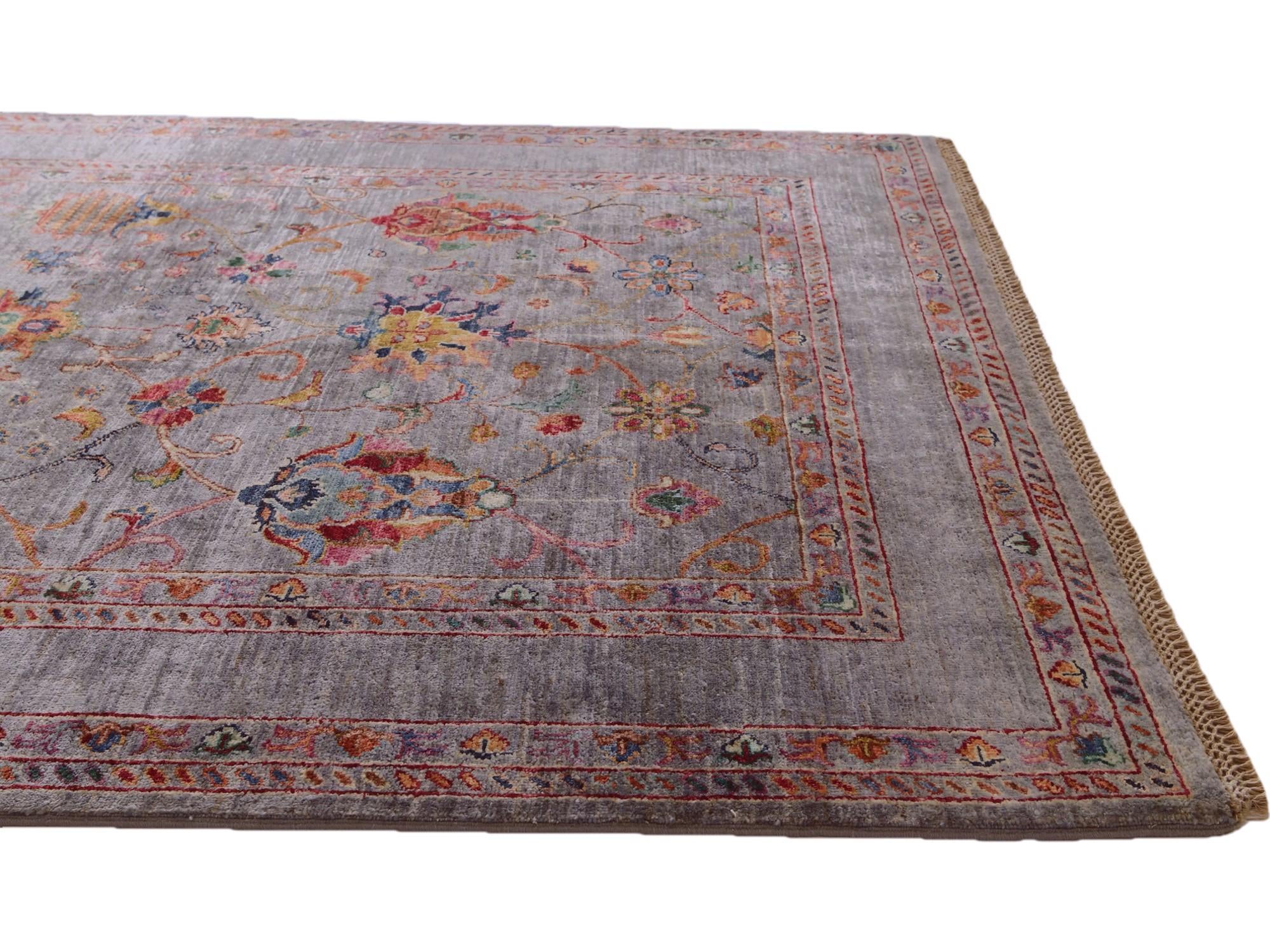 5' 1 x 6' 11 Hand Knotted Ariana Ziegler Rug