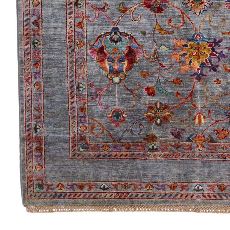 Detail image of 5' 1 x 6' 11 Hand Knotted Ariana Ziegler Rug