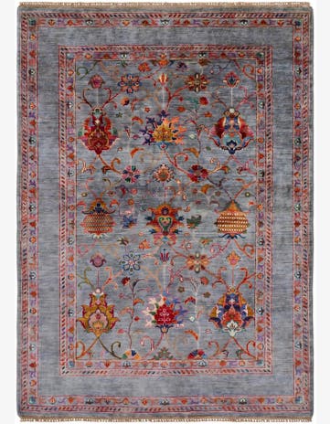 5' 1 x 6' 11 Hand Knotted Ariana Ziegler Rug