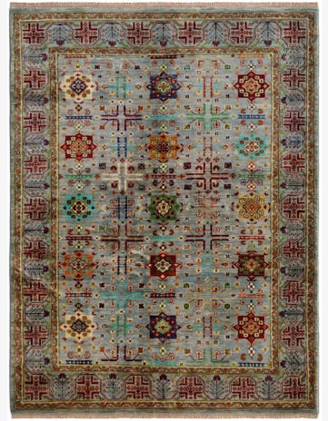 4' 11 x 6' 6 Hand Knotted Ariana Ziegler Rug