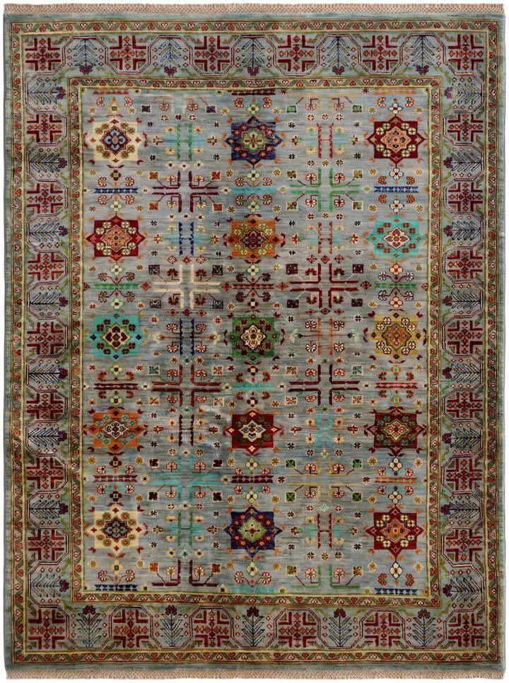 4' 11 x 6' 6 Hand Knotted Ariana Ziegler Rug