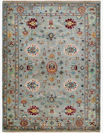 5' 3 x 6' 9 Hand Knotted Ariana Ziegler Rug
