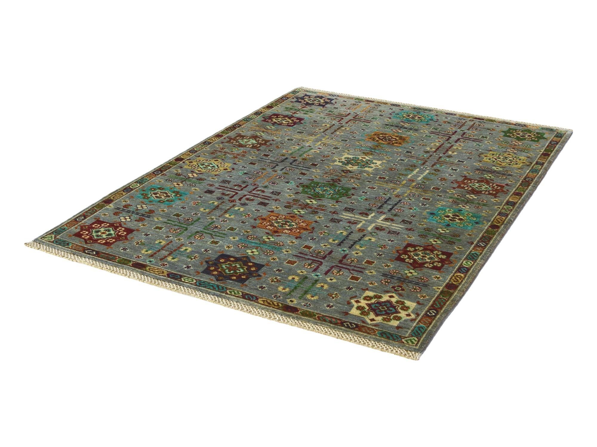 4' 3 x 5' 10 Hand Knotted Ariana Ziegler Rug