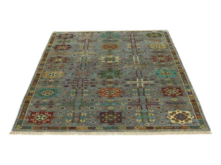 Detail image of 4' 3 x 5' 10 Hand Knotted Ariana Ziegler Rug