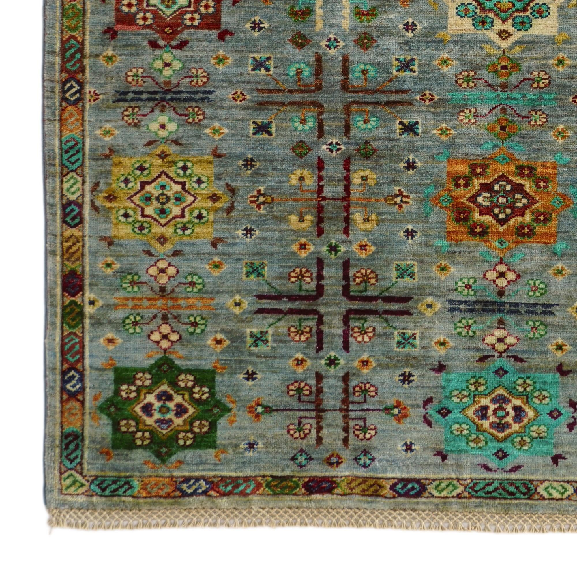 4' 3 x 5' 10 Hand Knotted Ariana Ziegler Rug