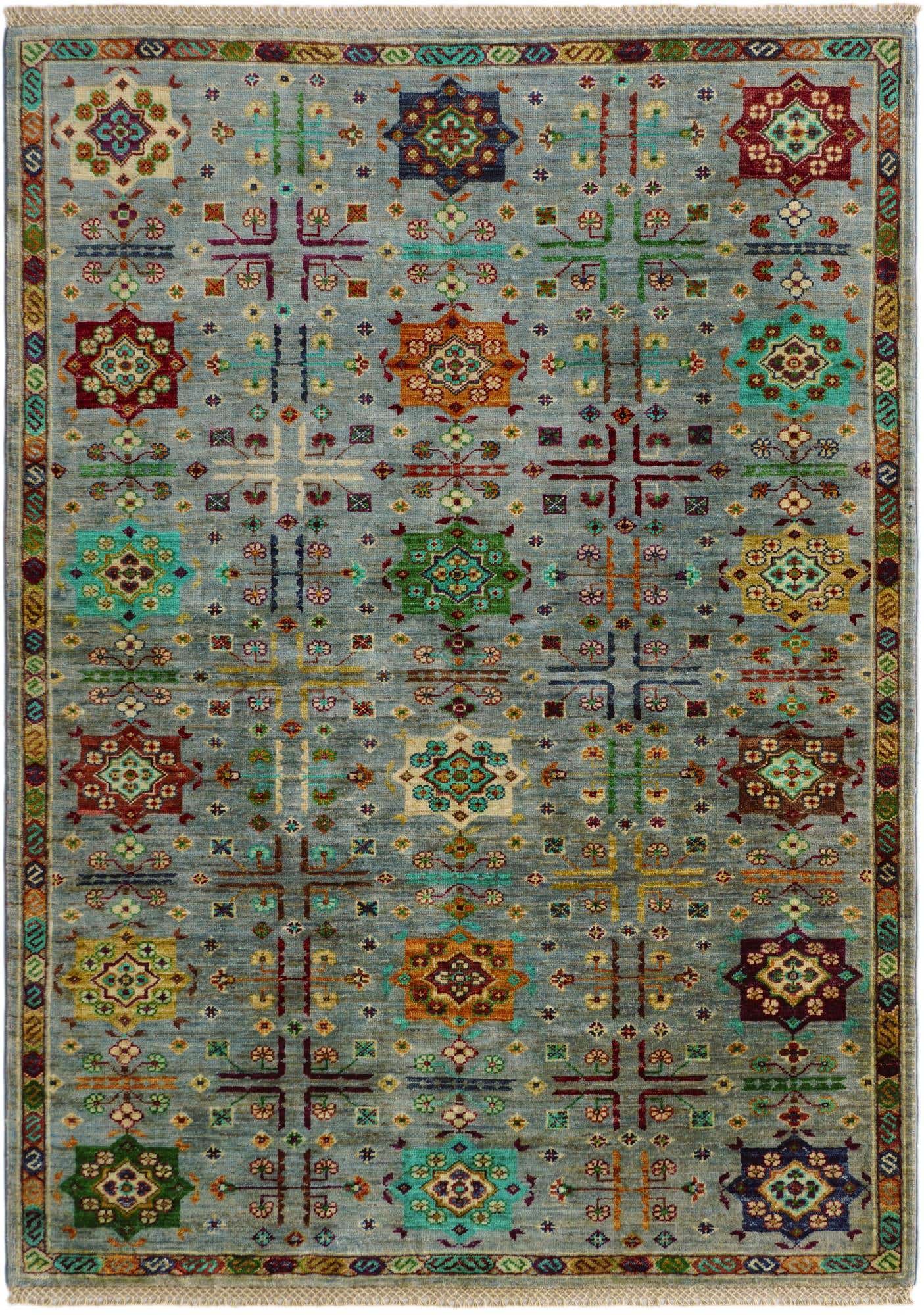 4' 3 x 5' 10 Hand Knotted Ariana Ziegler Rug