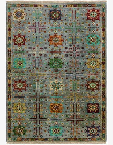 4' 3 x 5' 10 Hand Knotted Ariana Ziegler Rug