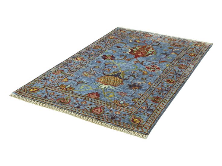 Detail image of 2' 9 x 4' 3 Hand Knotted Ariana Ziegler Rug