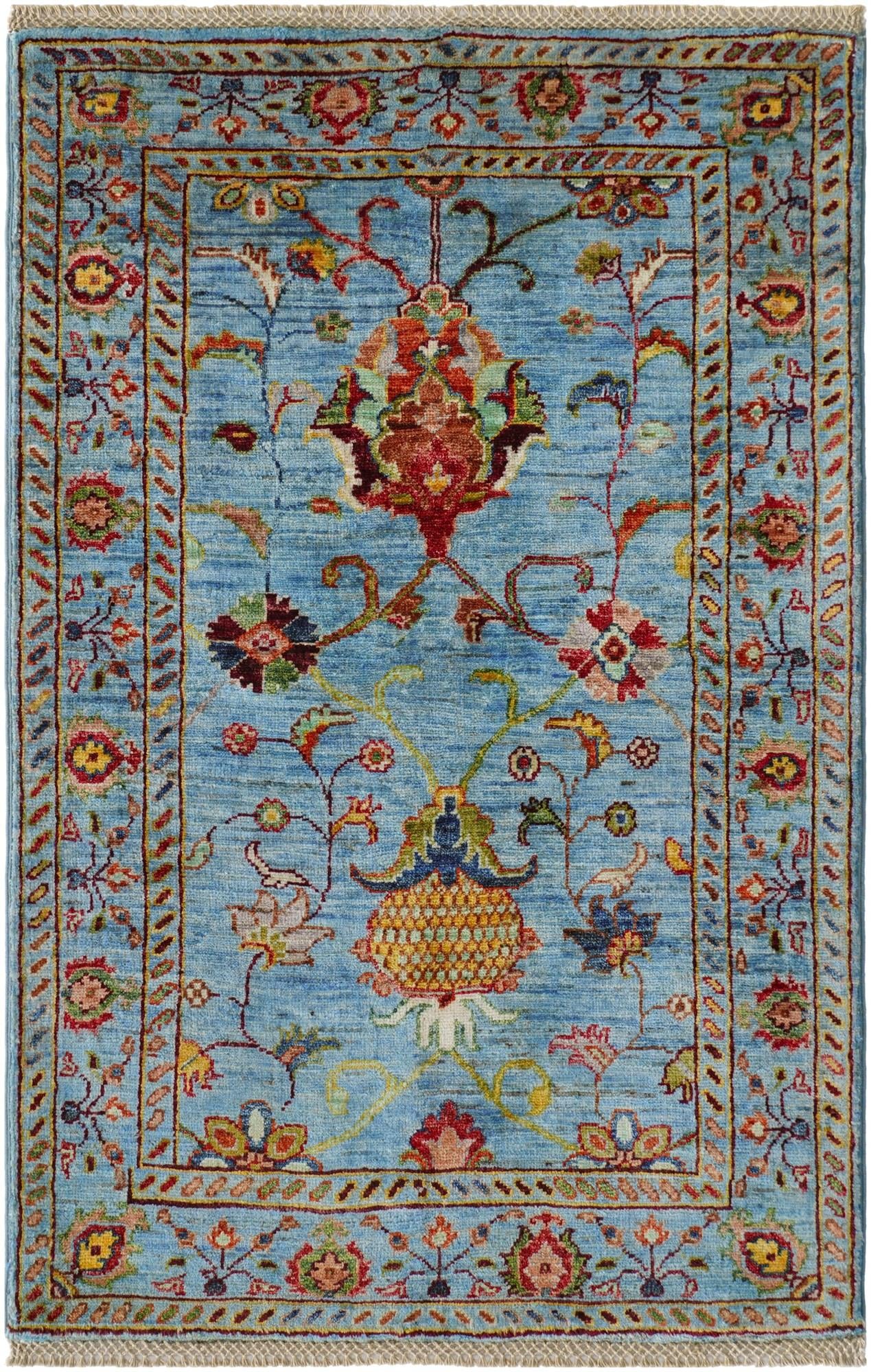 2' 9 x 4' 3 Hand Knotted Ariana Ziegler Rug