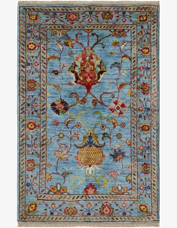 2' 9 x 4' 3 Hand Knotted Ariana Ziegler Rug