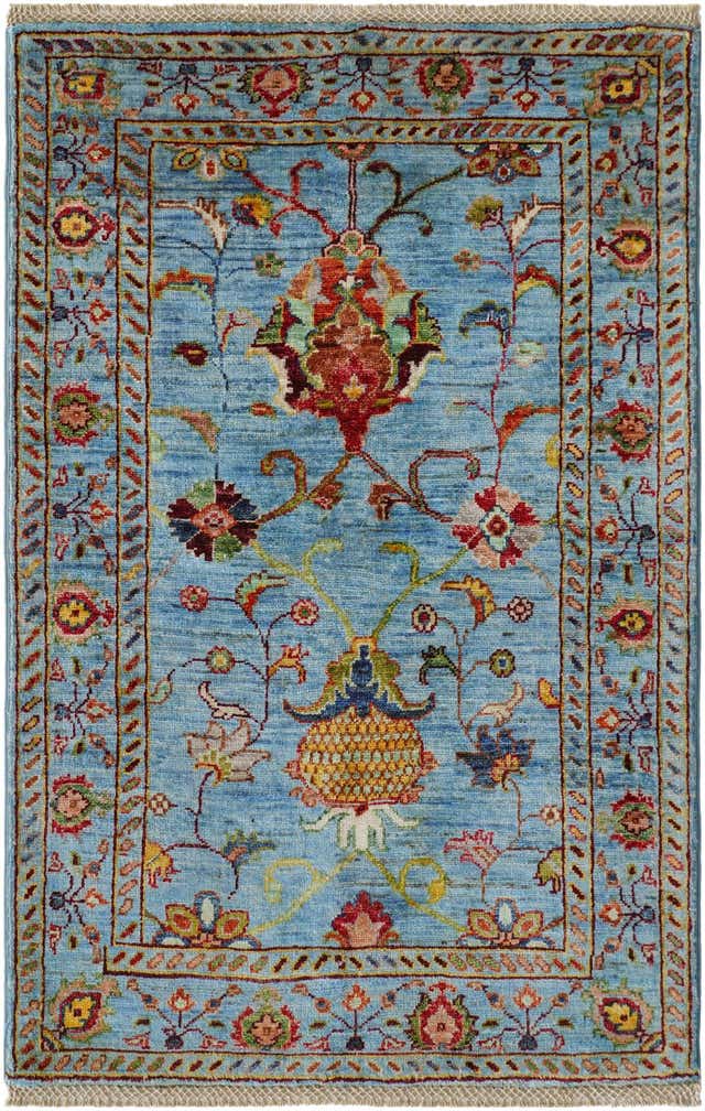 2' 9 x 4' 3 Hand Knotted Ariana Ziegler Rug