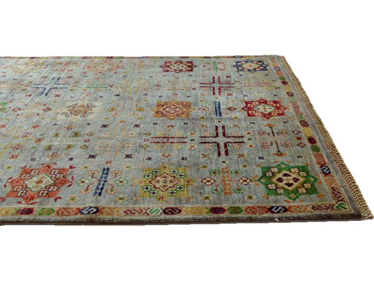 Detail image of 4' 1 x 6' 4 Hand Knotted Ariana Ziegler Rug
