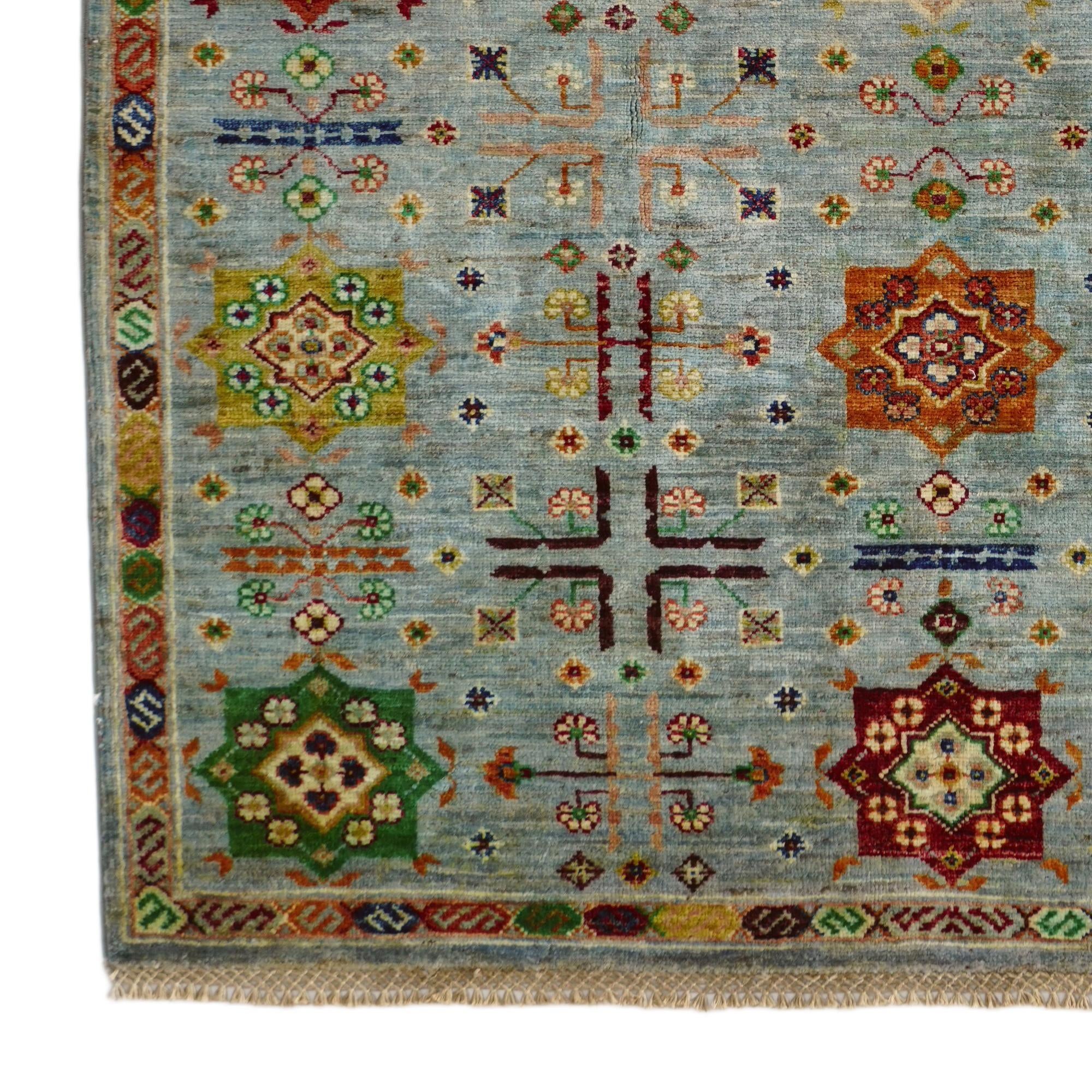 4' 1 x 6' 4 Hand Knotted Ariana Ziegler Rug