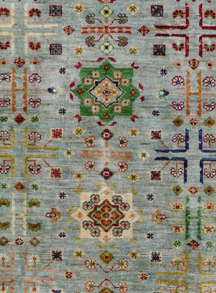 4' 1 x 6' 4 Hand Knotted Ariana Ziegler Rug