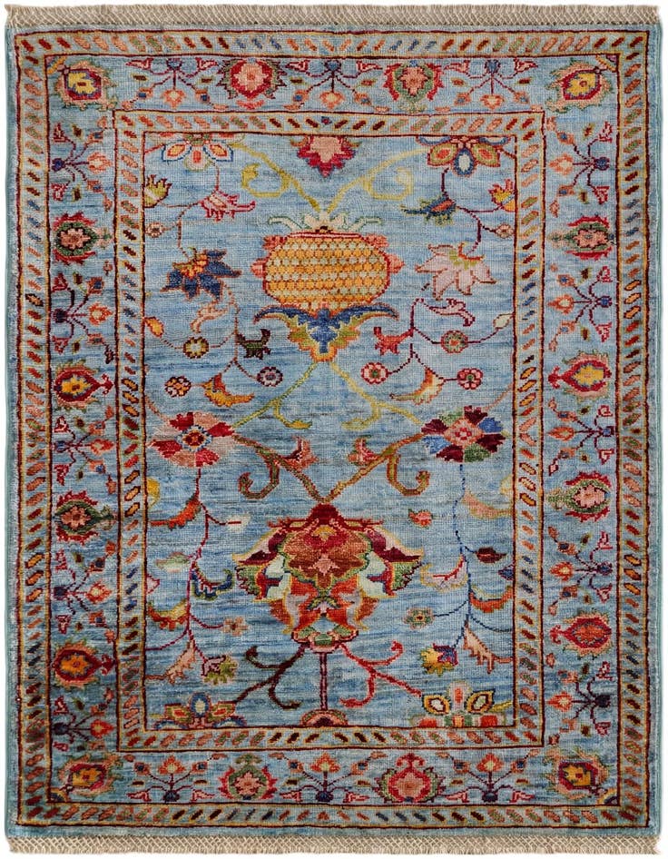 Detail image of 2' 10 x 4' 1 Hand Knotted Ariana Ziegler Rug