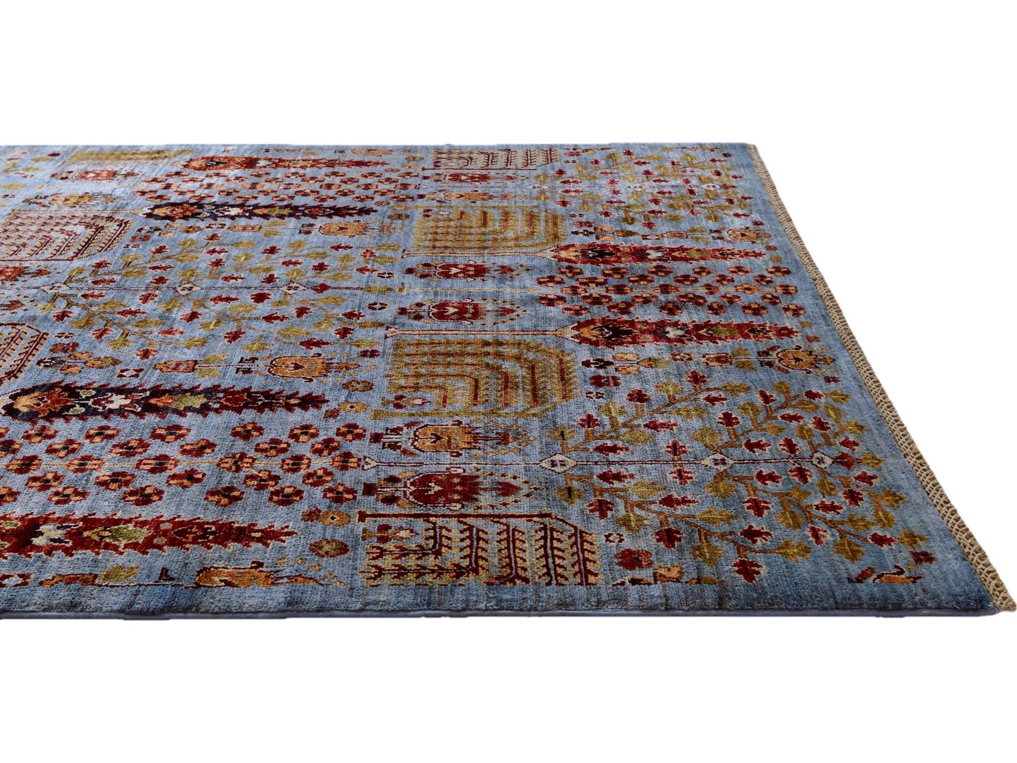 4' 11 x 6' 6 Hand Knotted Ariana Ziegler Rug