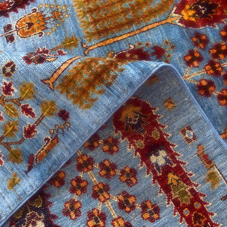 Detail image of 4' 11 x 6' 6 Hand Knotted Ariana Ziegler Rug