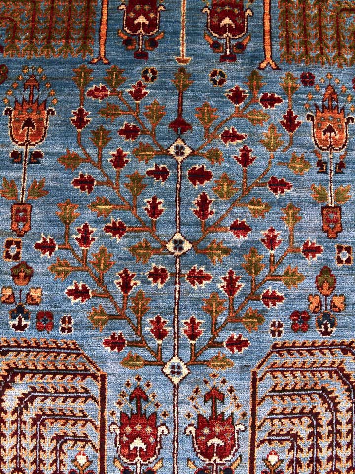 4' 11 x 6' 6 Hand Knotted Ariana Ziegler Rug