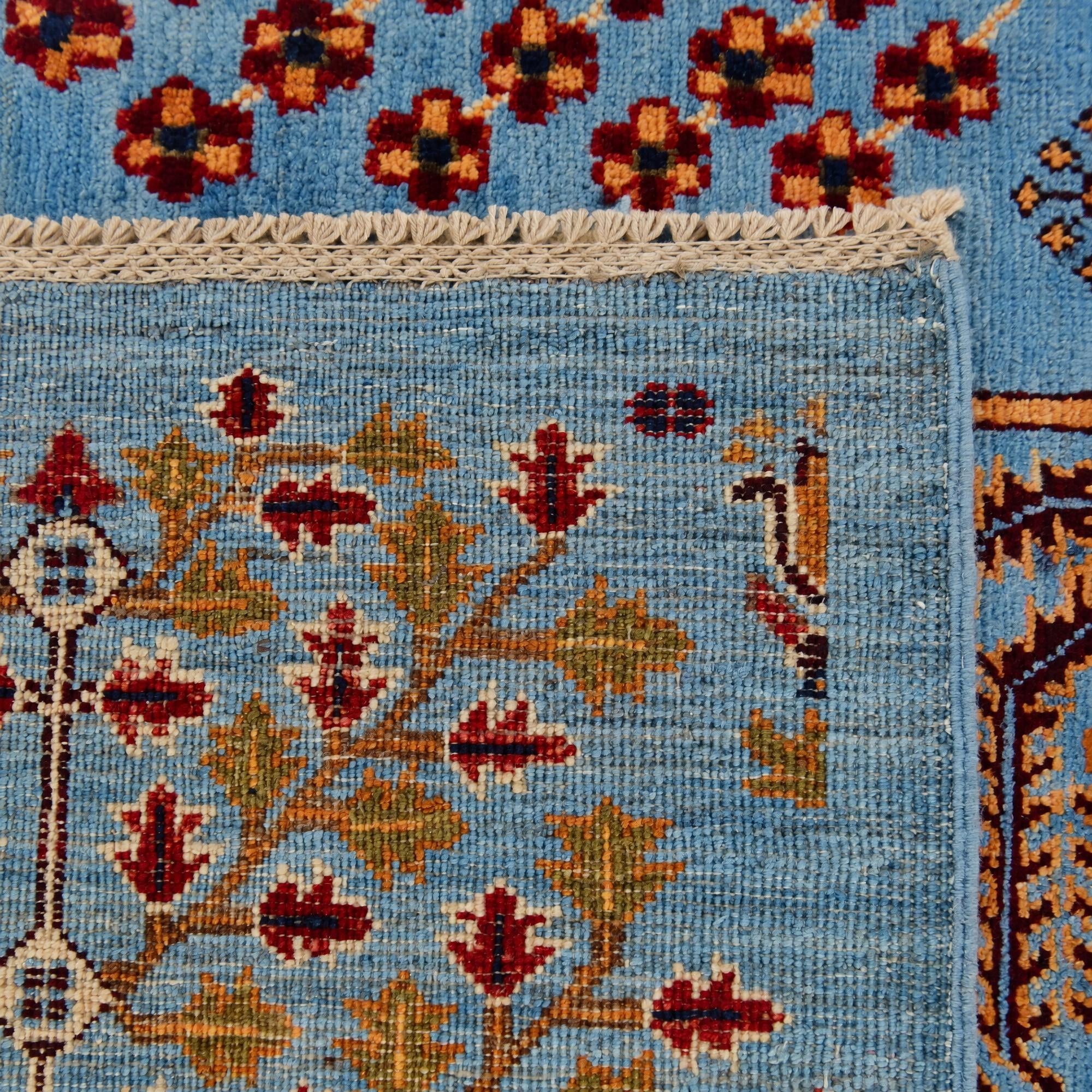 150cm x 195cm Hand Knotted Ariana Ziegler Rug